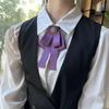 Women's Professional Floral Collar Accessory Set: Bow Tie for Bank, Postal, Flight Attendant, and Service Uniforms