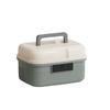 Lockable Password Lock Safe Box Two Layers Storage Bin Household Lockbox  for Home Office
