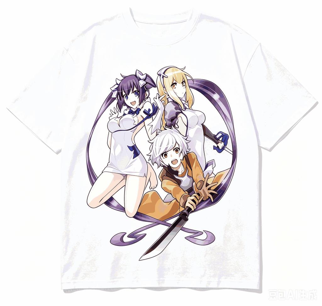 Is It Wrong to Try to Pick Up Girls in a Dungeon Cotton T shirt 2026 New Model shirt personality Clothes Breathable high quality