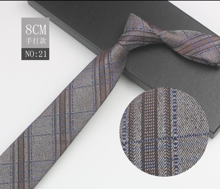 Men'S Business Gentleman'S Suit Wedding Meeting Pattern Host High-End Jacquard Green 8Cm Hand Tie