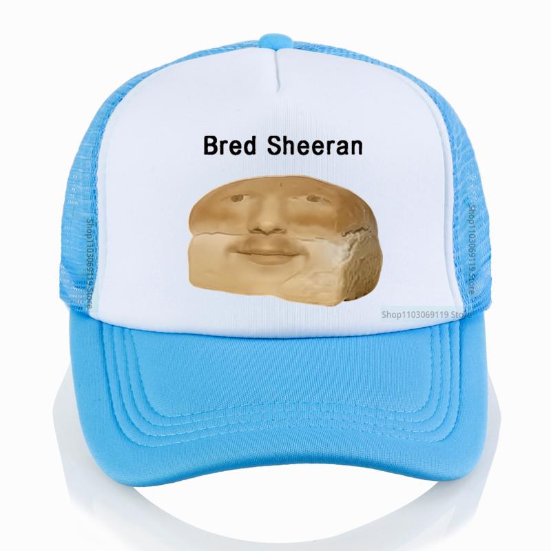 Funny Ed Sheeran Meme Print baseball caps Unisex Women Humor Creativity hat Outdoor adjustable Mesh breathable Trucker hats