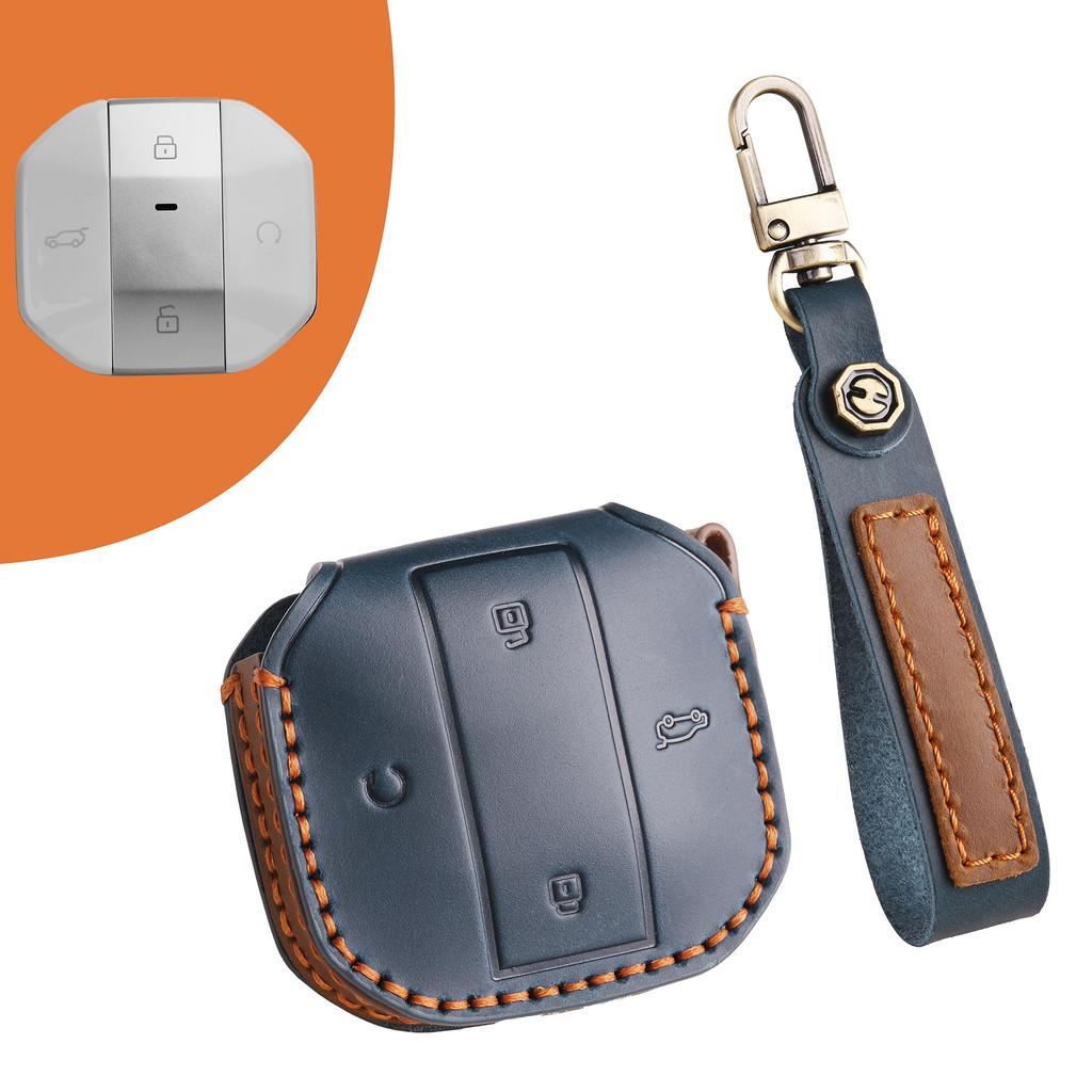 Suitable for Jietu traveler key case, leather through PRO Chery 24 Shanhai T2 car key case