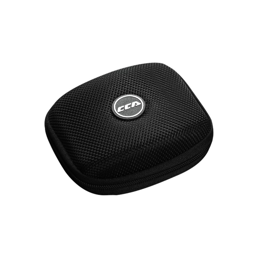 CCA Case Earphone Box Bt Headset Case Square Portable Compression Eva Zipper Case With Logo CRA C10