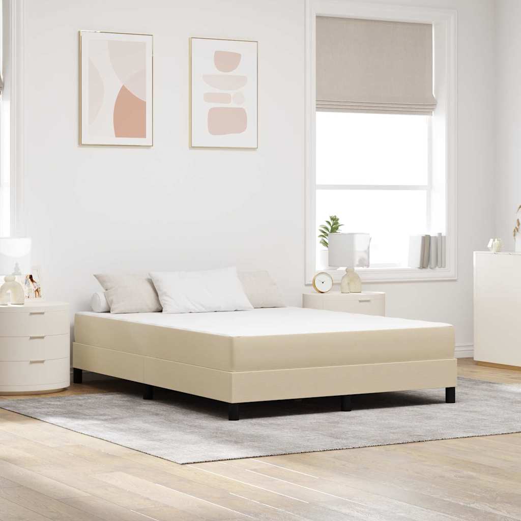 Bed Mattress with Mattress Sage Green 140 x 200 cm Fabric
