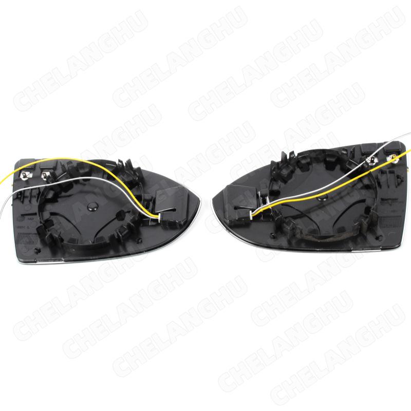 Front Door Side Heat Mirror Glass Rear View With BSD For VW Golf 7 7.5 2013 2014 2015 2016 2017 2018   an Version