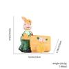 Easter Rabbit Decor Planter Cartoon Bunny Resin Handicraft Succulent Flower Pot Craft Decoration For Shelf Balcony Bedroom