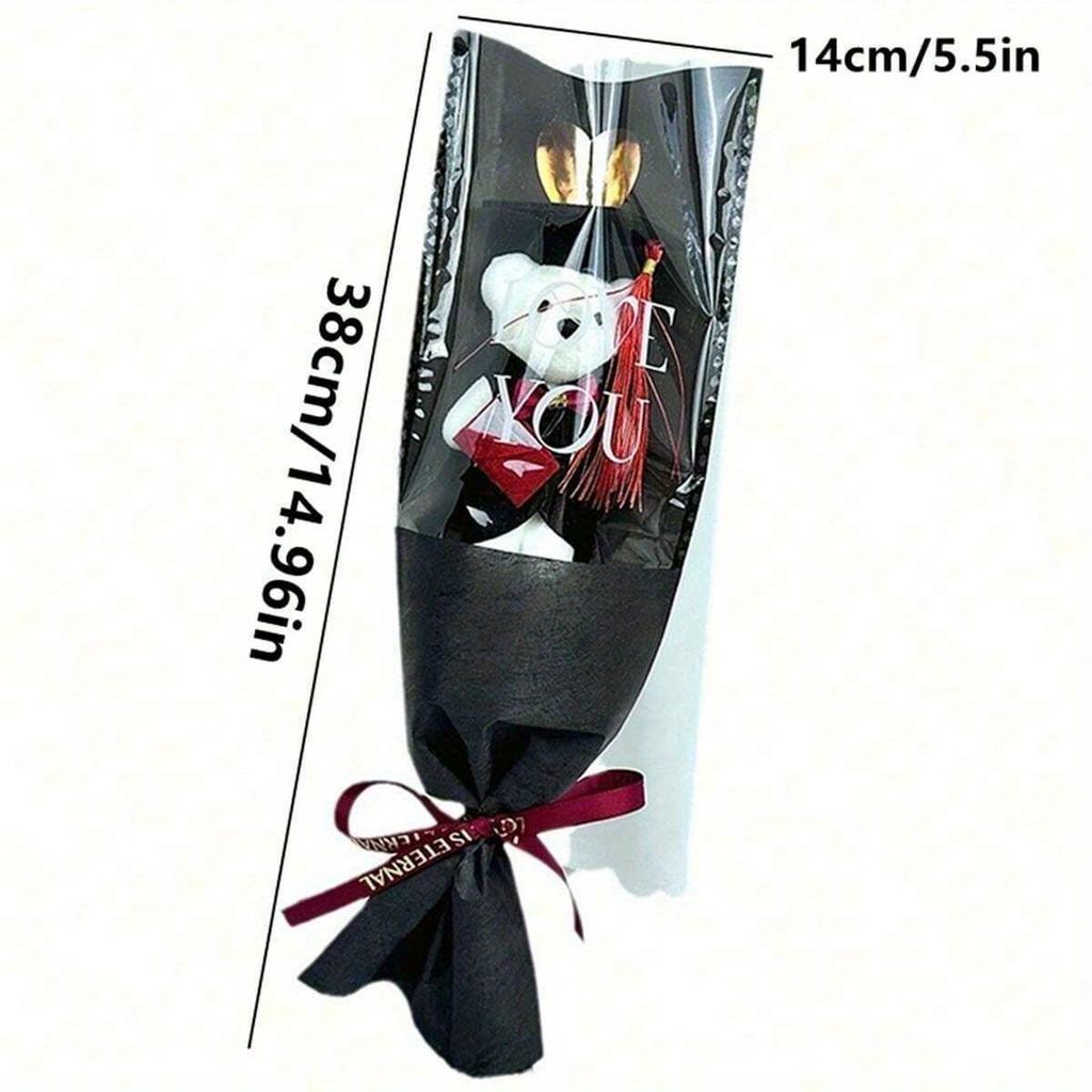 1pc Graduation Season Cartoon Bouquet Bear Teacher's Day Gift Dr. Bear