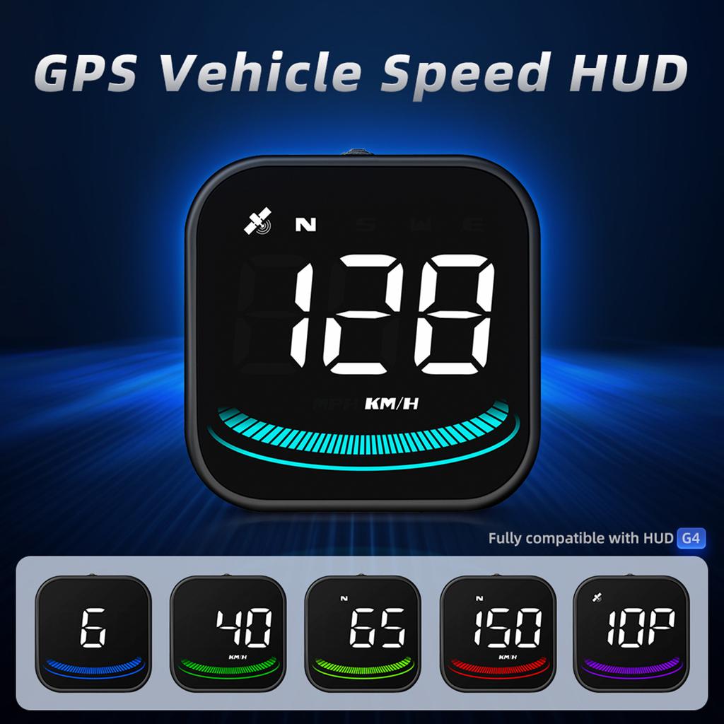 OBD GPS Car Truck Universal Head-Up Windshield Display HUD LED Projector Speed Alarm Speedometer Speeding Warning System
