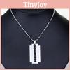 Simple Style Punk Blade Alloy Necklace With Pendant For Party And Employee Gifts