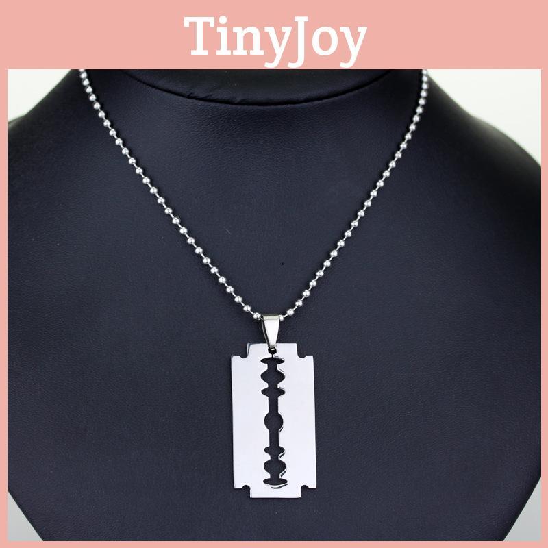 Simple Style Punk Blade Alloy Necklace With Pendant For Party And Employee Gifts