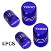 Car Wheel Tire Valve Caps Tyre Stem Covers Airdust Waterproof For CHERY TIGGO 3 4 5 7 PRO 8 Car Accessories