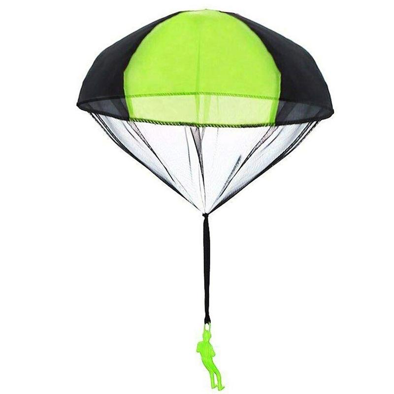 1PC/2PC Hand Parachute Mini Hand Thrown Parachute Spring Outdoor Sport Game Supplies Flying Parachute Creative Gift Boy Girl ZYF