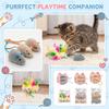 Catnip Plush Mouse Cats Toys Set, Interactive Cats Mice Toys With Silvervine & Catnip For Indoor Cats,  Teething & Hunting Chew Toys, Value Pack