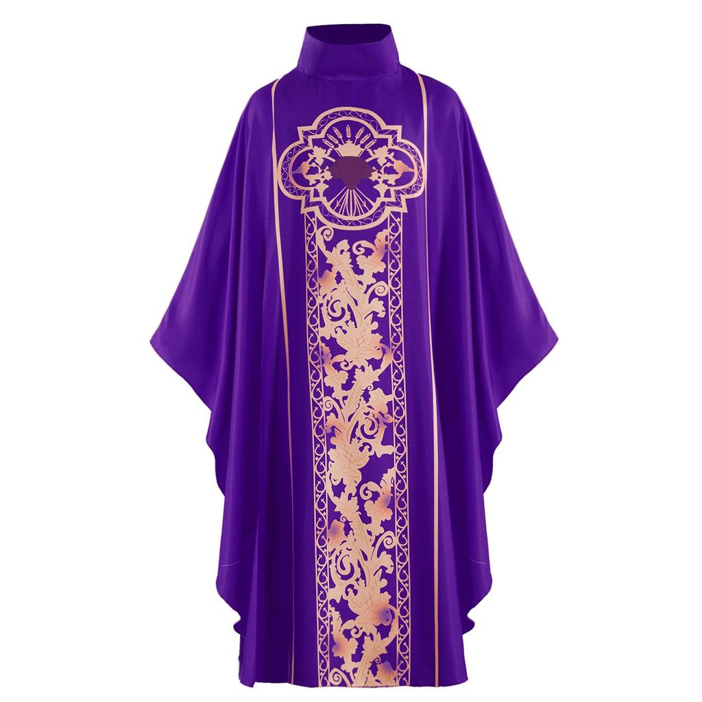 Mantello Medievale da Mago con Cappuccio: Robe Cosplay a Maniche Lunghe 5 Colori