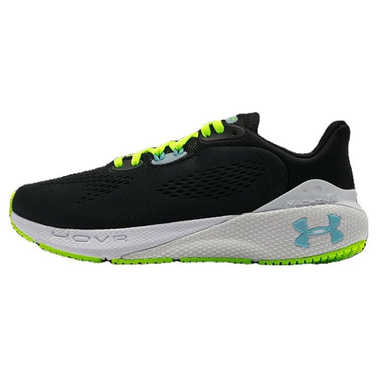 Under Armour Comfortable Low-Top Casual Running Shoes Women sneaker Black Green 3026263-001