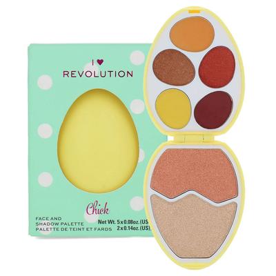 Makeup Revolution - Yüz ve Göz Farı Paleti - Chick -