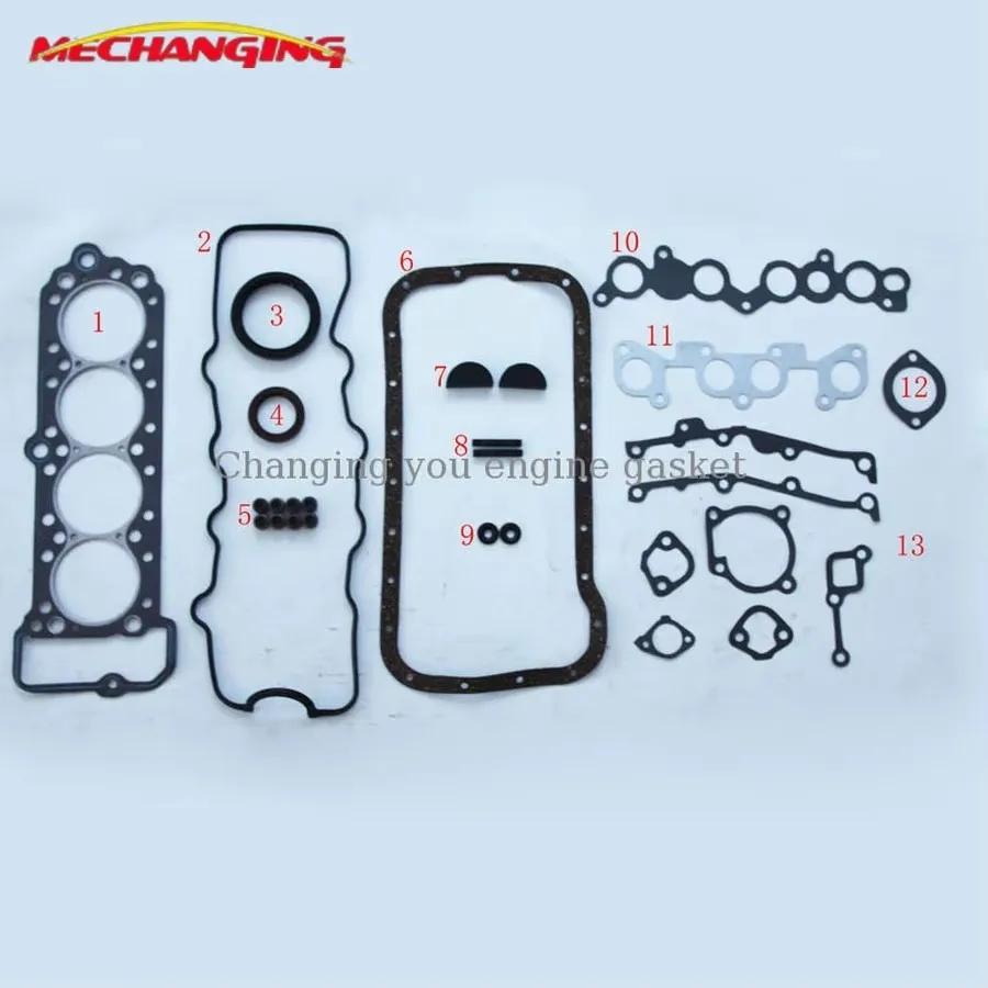 Engine Rebuild Kits For MAZDA 323 I II III Engine Model B53 D5 E3 E5 E5E3 1.3L 1.5L 8V Engine Seal Gasket Full Set 50046600