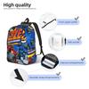 Blaze and the Monster Machines Casual Backpack High School Hiking Travel Daypack for Men Women Laptop Computer Shoulder Bag