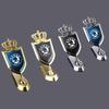 Lbrdy0 Car Exterior Front Hood Badge Sticker Emblem for Skoda Rapid Vision Roomster Superb 3 Fabia 1 2 Kodiaq Karoq Octavia A7 RS Yeti