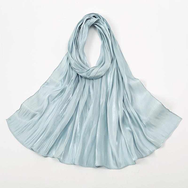 New Shimmer Silk Hijab Scarf For Women Muslim Shawl Abaya Silk Hijab Abaya Hijabs For Woman Jersey Head Wrap Scarf Islam Turban