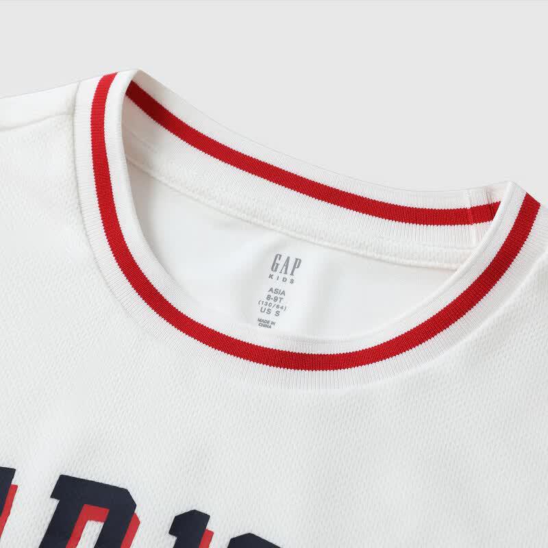 Gap Boys' Quick-Dry Logo Print Short Sleeve Set