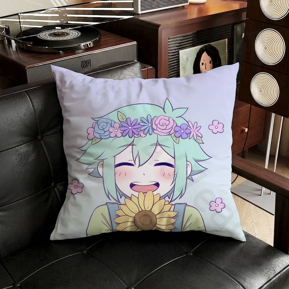 RPG Omori Cartoon pillowcase casual style decoration suitable for home decoration (excluding pillow core)