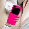 Colorful Matte Liquid Silicone Soft Case For For Samsung Galaxy Z Flip 6 5 ZFlip6 ZFlip5 Skin Friendly Folding Shockproof Cover Capa