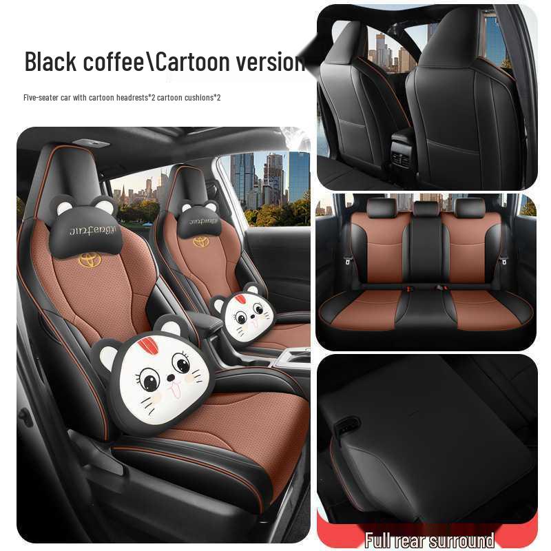 Toyota RAV4 Hybrid 2.0L Luxury Seat Covers, 2026 Model, All-Season, Full Coverage, Two-Wheel Drive Edition