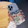 Christmas Day Gifts Phone Case For iPhone 16 Pro Max 15 14 13 12 11 Mini 7 8 Plus X XS XR SE2 Cartoon Transparent Silicone Cover