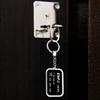 Keychain with Personality Words Pendant Bag Charms Key Chain Metal Rings Keyfob Hanging