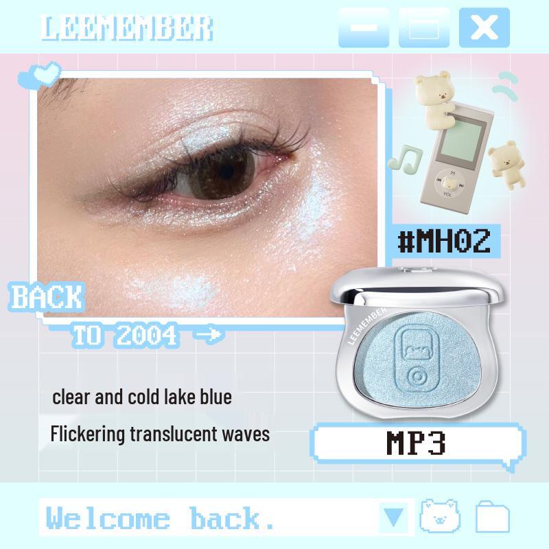 Fruit Punch Litchi Single Eyeshadow & Multi-Use Highlight Powder: Lemon Bear Dreamcore Edition