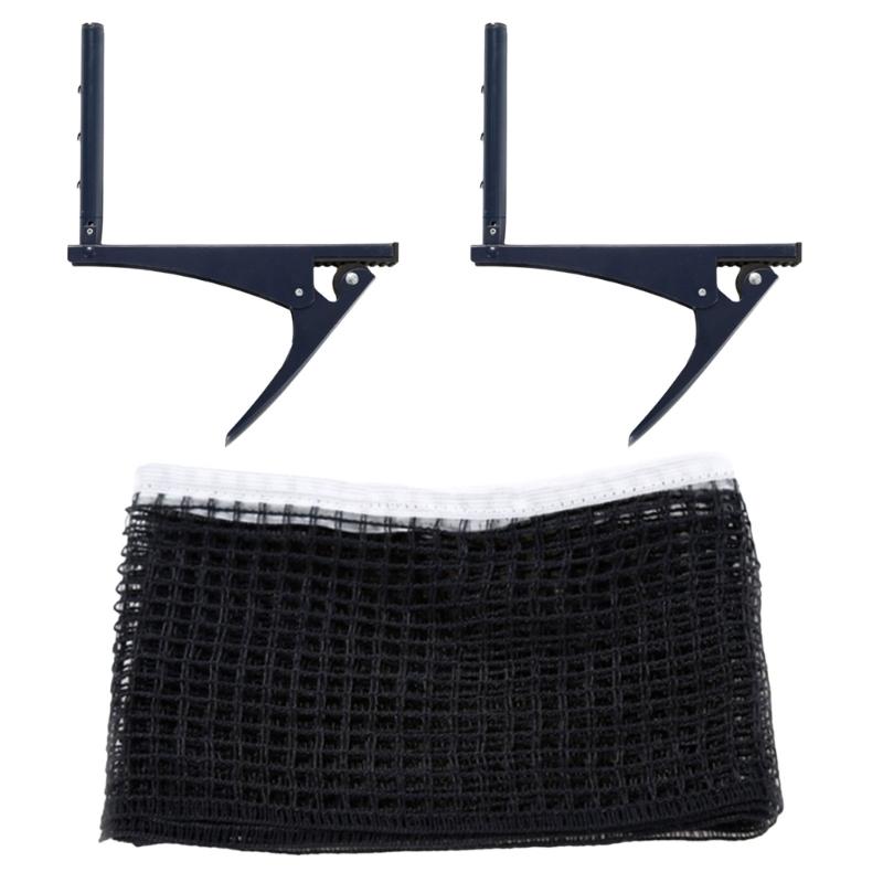 

Профессиональный набор сетки и стоек для настольного тенниса Сетка для пинг-понга Зажим с держателем высокой прочности Регулируемый винтовой зажим