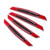 4Pcs Sign Protector Alarm Safety Warning Anti-Collision Door Sticker Car Reflective Strips