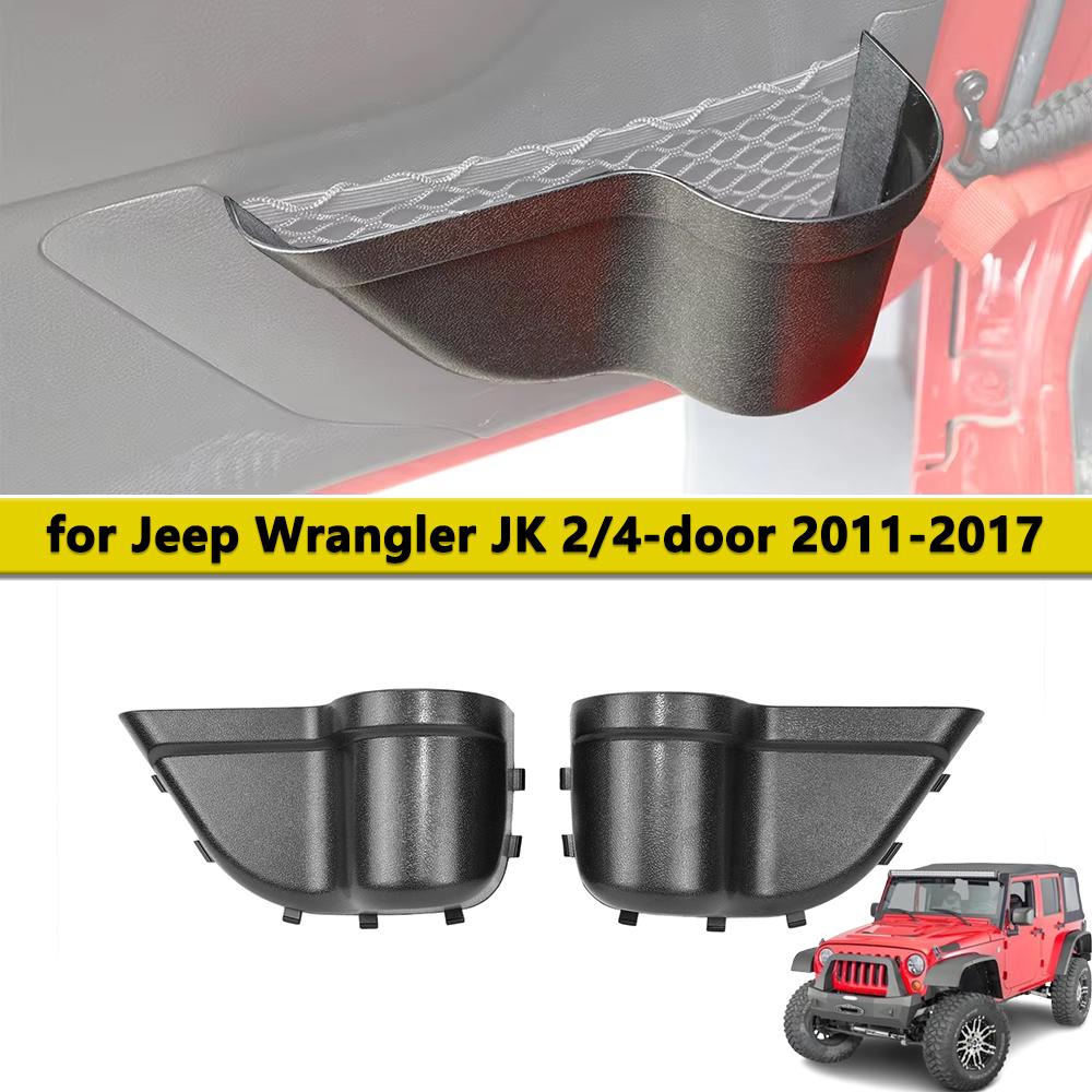 Organizzatore Tasca in Rete per Portiera Auto Scatola Portaoggetti Porta Bicchiere Per Jeep Wrangler JK 4 porte 2 porte 2011 2012-2017 Accessori Interni