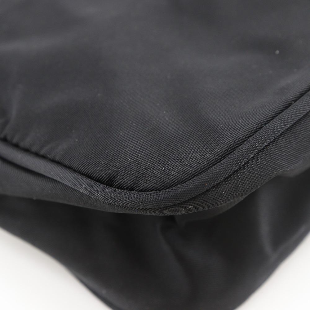 PRADA Accessory pouch Pouch Handbag black Nylon Women Used