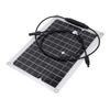 Kleines flexibles Solarpanel-Kit 18V 15W zum Aufladen von Batterien Sicherheitskamera Automatisches Tor Hühnerstall Boot Netzunabhängig