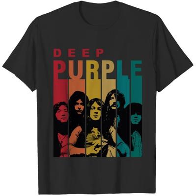 Deep Purple Retro Vintage T-Shirt Deep Purple Band Shirt Unisex Short Sleeve T-S Unisex T-Shirt