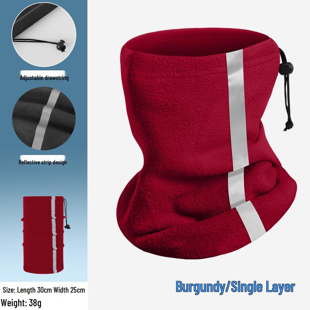 Adjustable Multifunctional Neck Warmer: Windproof Skiing & Cycling Gaiter for Autumn & Winter