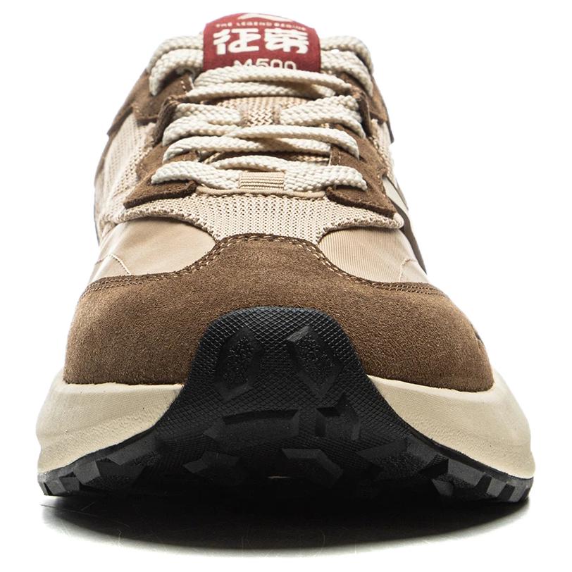Li Ning Zheng Rong M500 Comfortable Versatile Wear-Resistant Non-Slip Low-Top Casual Shoes Men Sneaker Brown AGCV055-1