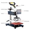 ZONESUN Digitale Multifunktions-Heißpresse Stempelwerkzeug 15x15cm für T-Shirts Mauspads Einlegesohlen Leder Pyrografie ZS-90ZY