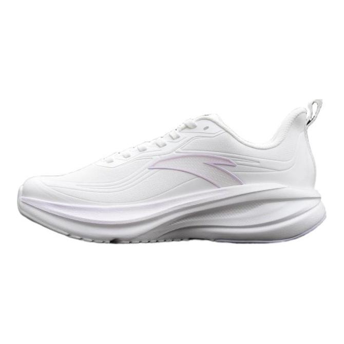Anta Cloud Path Low top Running Shoes Women's White Purple Leather Version 122615526-6