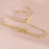 European-American Rhinestone Christmas Scepter Bracelet: Colorful, Niche, 18K Gold-Plated Adjustable Zircon Jewelry