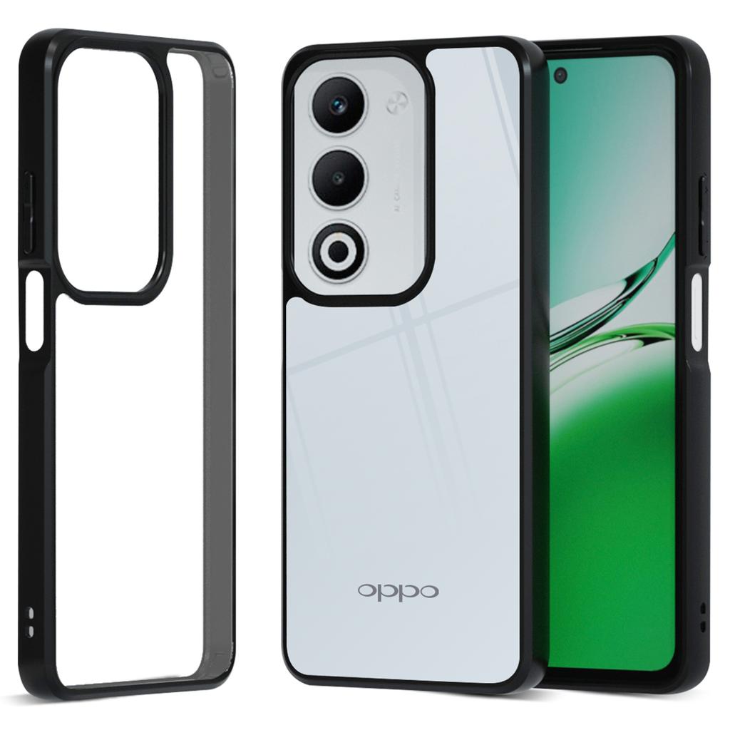 IBMRS Phone Case For Oppo A5 4G/5G/A5x 4G/5G Soft TPU Frame Hard PC Back Anti-Fall Cover