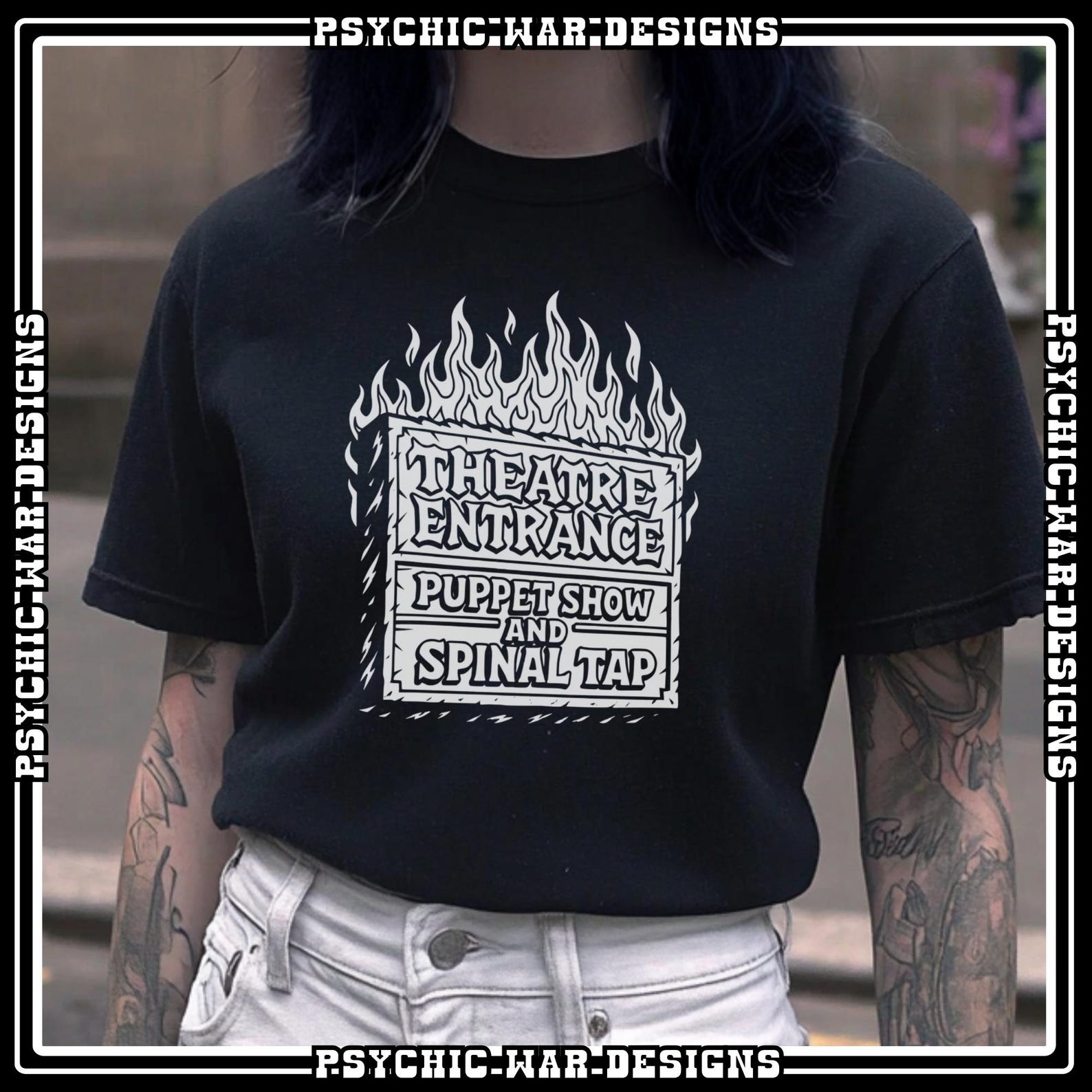 This is Spinal Tap Puppet Show T-Shirt Funny Movie Shirt Comedy 80s Rock Glam Heavy Metal Hard Rock NWOBHM Cult Classic Punk 3XL