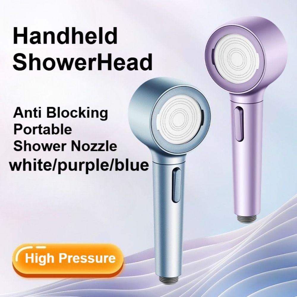 Abnehmbarer Handbrausekopf 3-stufig verstellbar Anti-Blockierung Hochdruck-Dusche Großer Durchfluss Regenfall