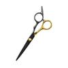 All-Steel Pet Grooming Scissors Set: Flat-Tooth & Curved Trimmers for Dog Hair Care.