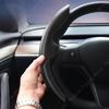 Customized Version Carbon Look Steering Wheel Cover for Tesla Model 3 Model Y Model S Model X Accessories 2017-2022