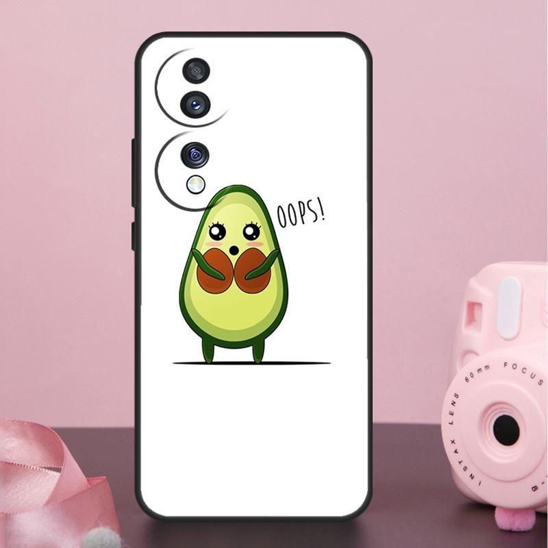 Cute Cartoon Avocado Fitness Case For Honor X9a X8a X7a X6a X7 X8 X9 X9b X8b Honor 10 50 70 90 Lite Magic 6 5 Pro Cover