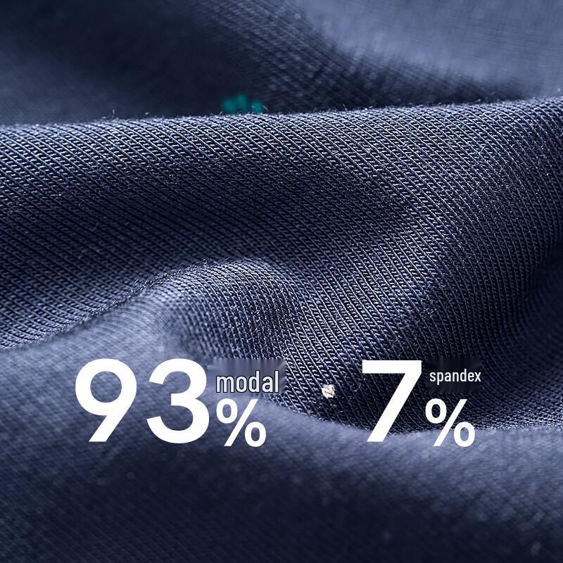 Jianjiang Men's Modal 7A Antibacterial Boxer Briefs 3-Pack