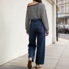 Women S Vintage Casual Straight Leg Slim Fit Jeans